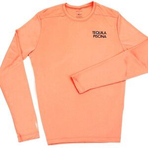 PINK CORAL Adult Rash Guard Unisex Swim Shirt UPF 50+ UV Sun Protection Tee – NW